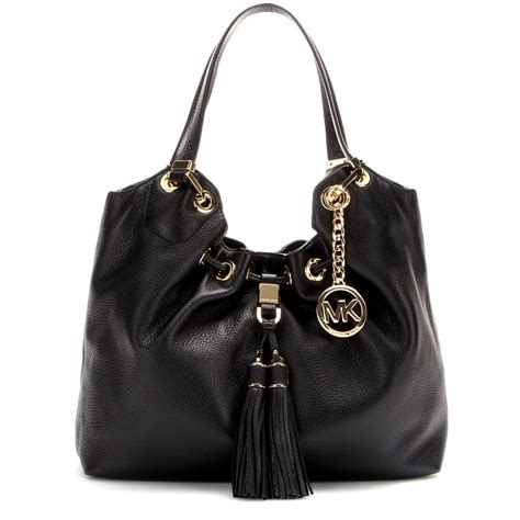 Michael Kors Camden Leather Large Drawstring Shoulder Tote 